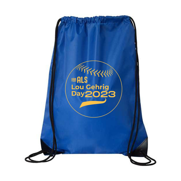 Lou Gehrig Day Drawstring Bag 2023
